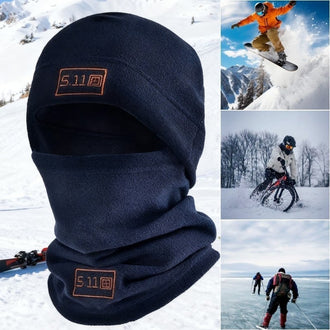 Vindtett Halsbeskyttende Ansiktsmaske Hette