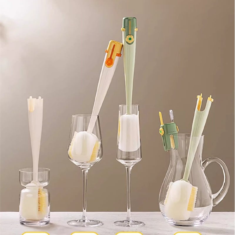 5-i-1 Multifunksjonell Kopp- og Flaskerengjøringsbørste