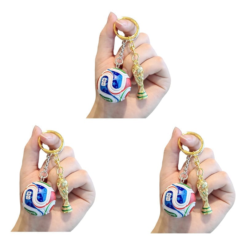 Soccer Commemorative Keychain