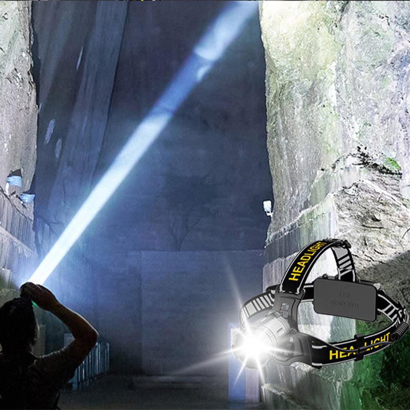 Fire Lyskilder Zoom Natt Fiske Frontlykt