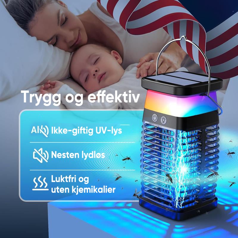 Solcelledrevet UV-Myggfelle