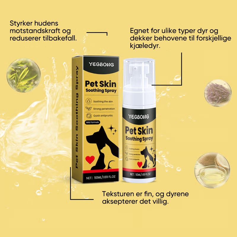 Kjæledyrs Hudbehandlingsspray