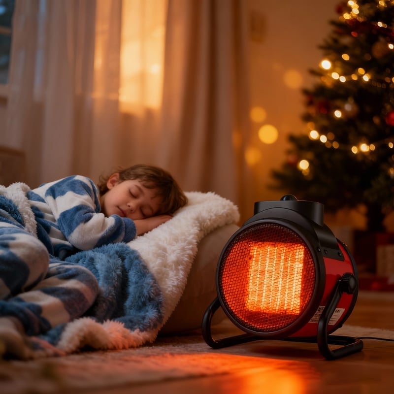 Kraftig bærbar varmekanon