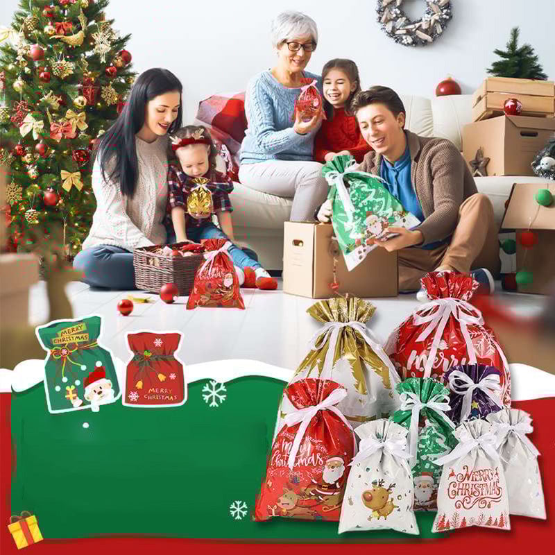 Julegavepose med snøring