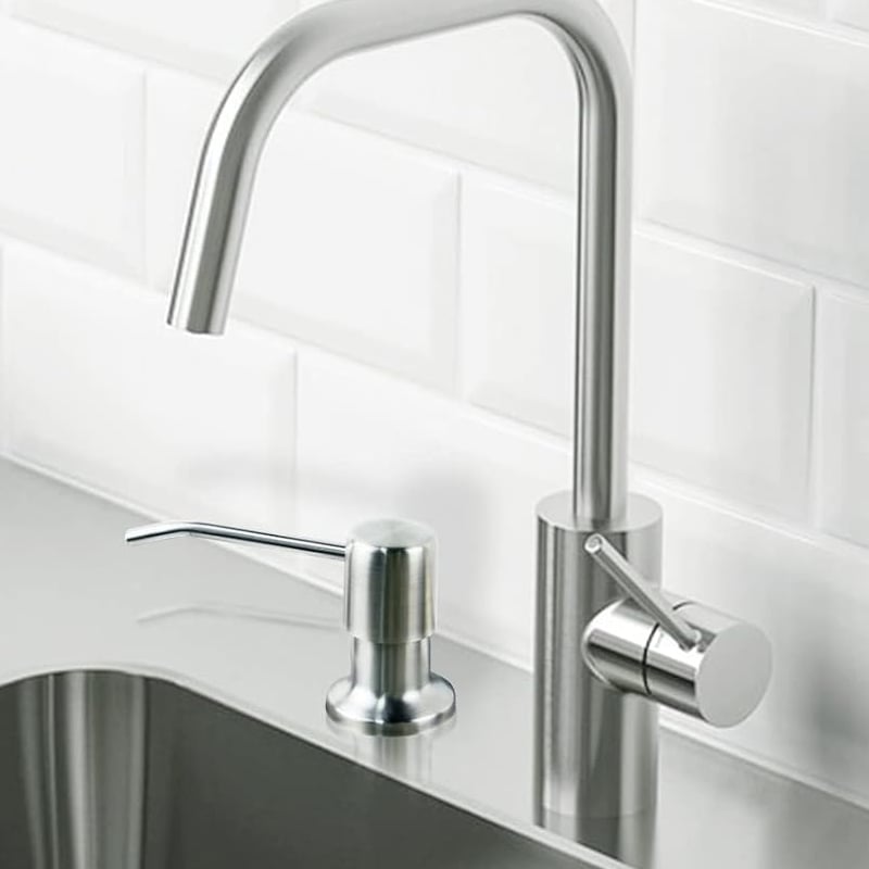 Såpedispenser i Rustfritt Stål til Vask