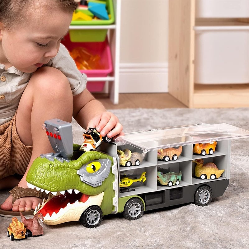 Sakerplus Dinosaur Transport Lastebilsett