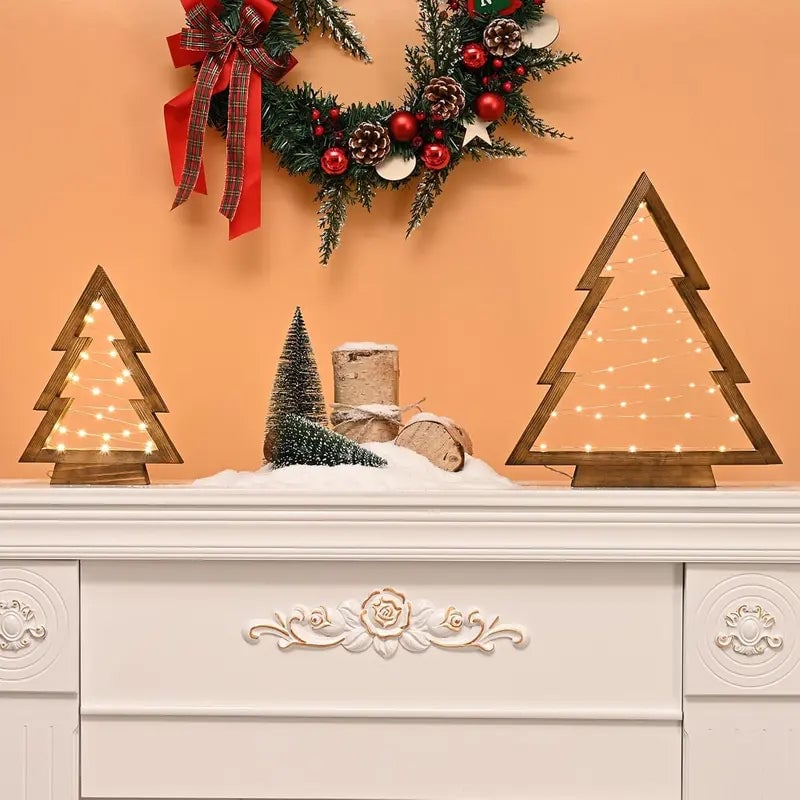 Hjem Juletre-Pynt i Tre