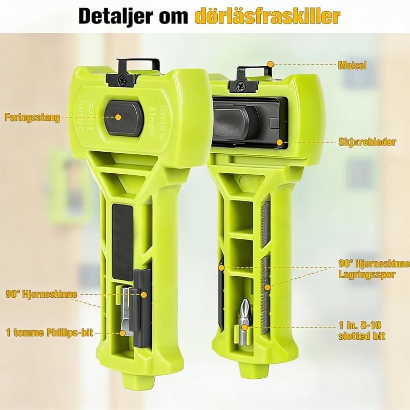 BLWOTMOR Mortise-Verktøysett