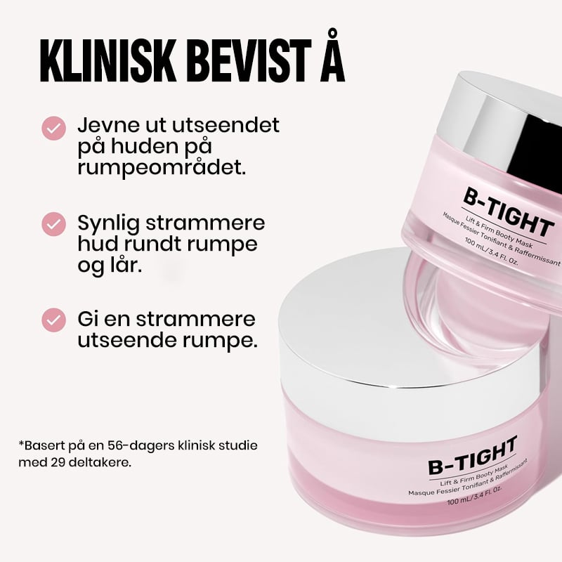 Løftende og oppstrammende rumpekrem