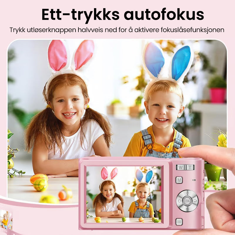 Oppgradert FHD 1080P digitalkamera