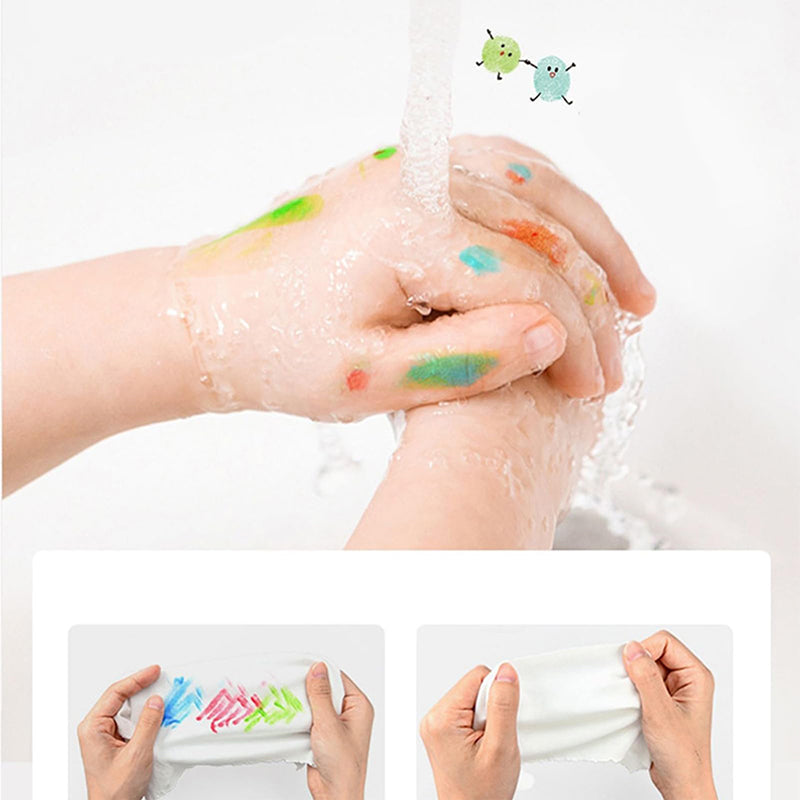 Children's educational finger painting book