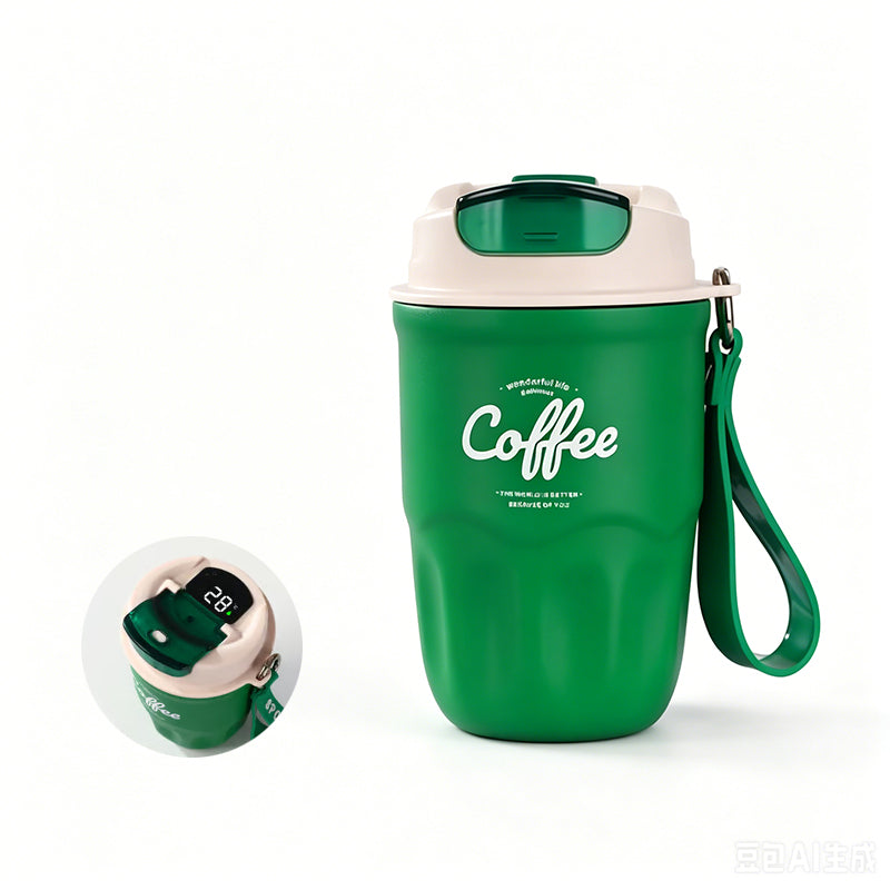 Isolert Reisekrus i Rustfritt Stål for Kaffe