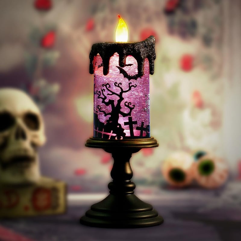 Halloween Glødende Elektroniske Stearinlys