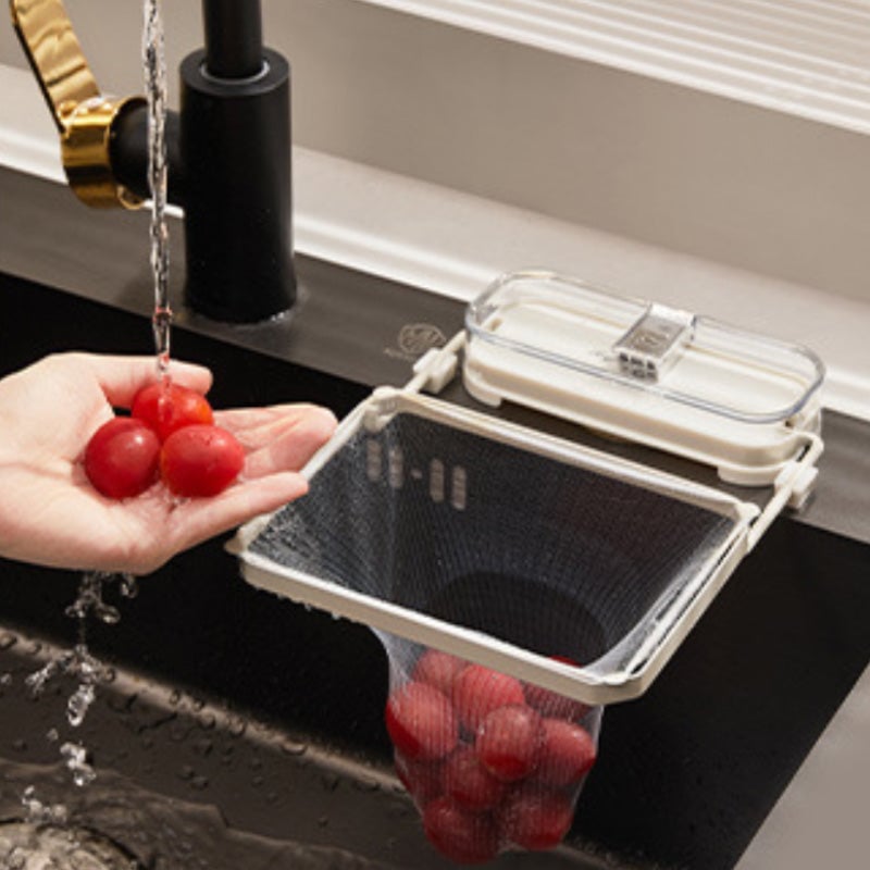 Praktisk kjøkkenvask søppel filter stativ
