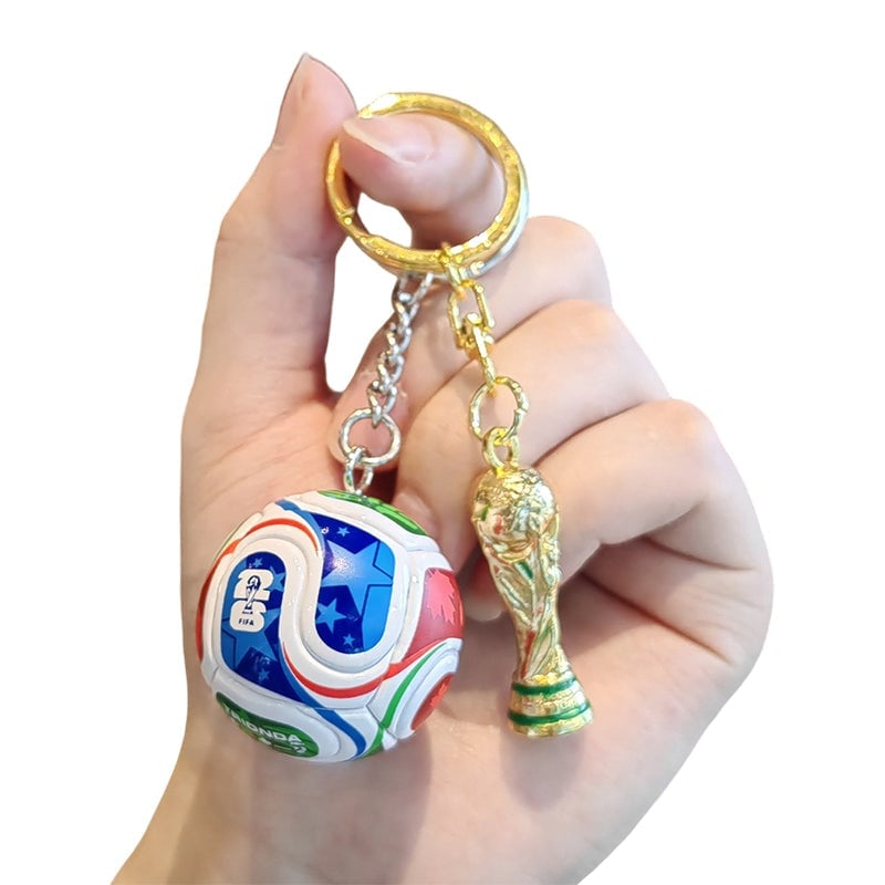 Soccer Commemorative Keychain