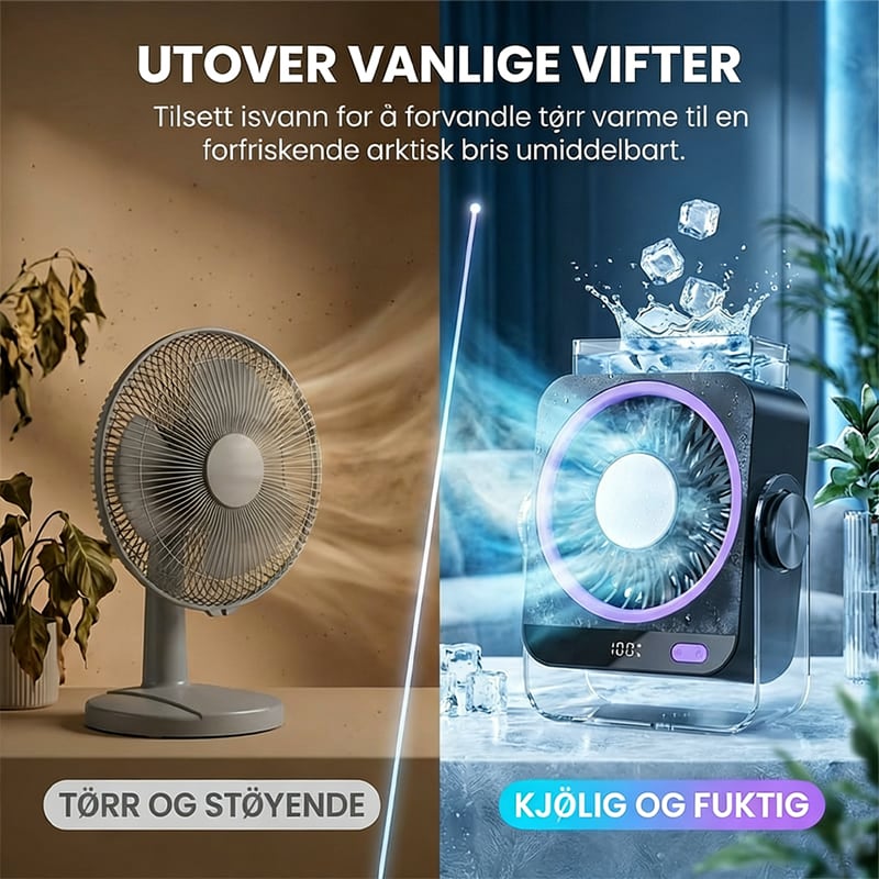 Ny Halvleder Kjølende Skrivebordsvifte
