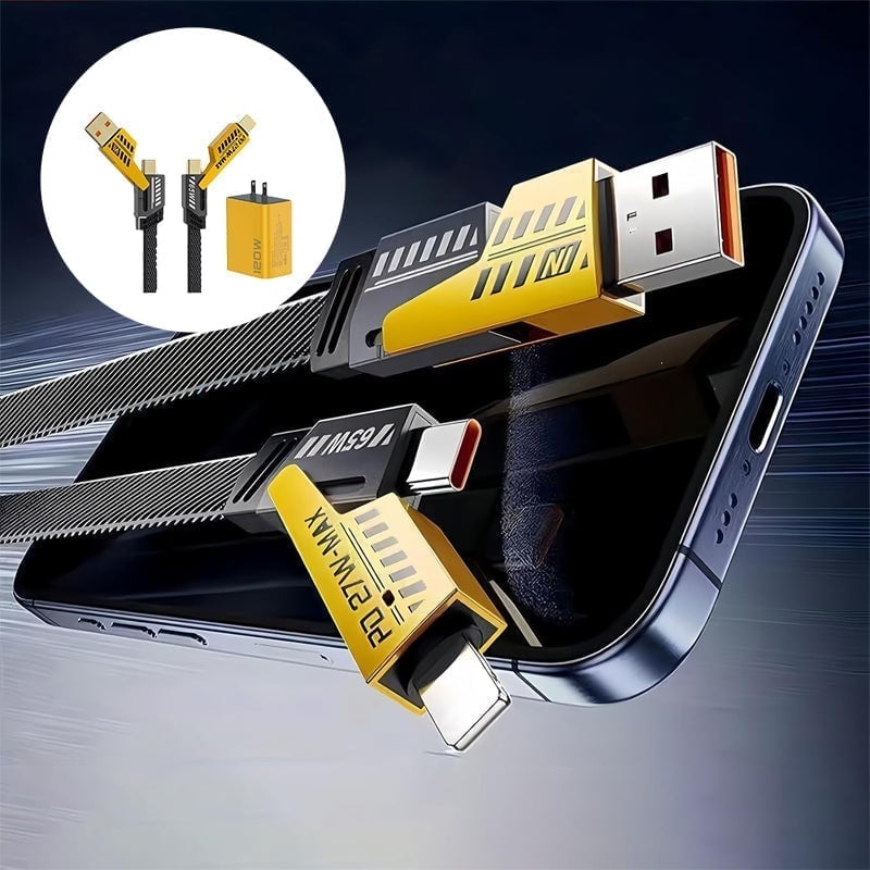 Dobbel USB + Dobbel Type-C 120W hurtigladehode