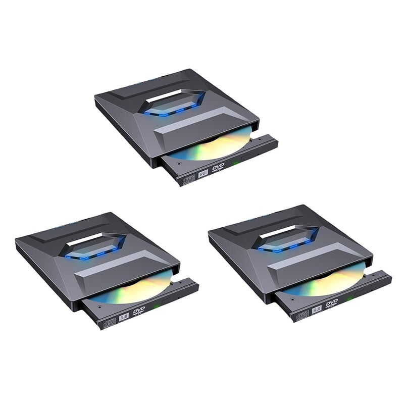 7-i-1 ekstern USB DVD-stasjon og Blu-ray-spiller