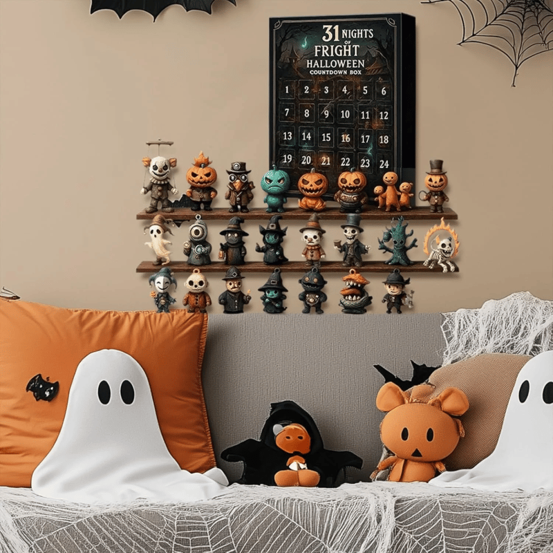 31 Netter med Skrekk Halloween-Nedtellingsboks