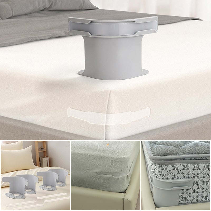 Sklisikre usynlige spenne fire hjørner lakenfeste