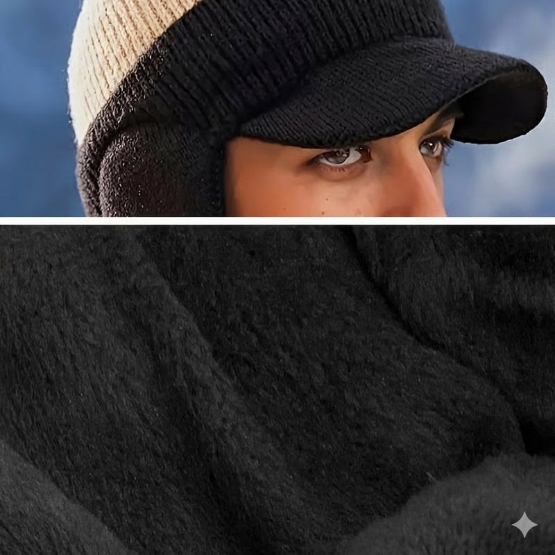 Vindtett Termisk Lue med Visir