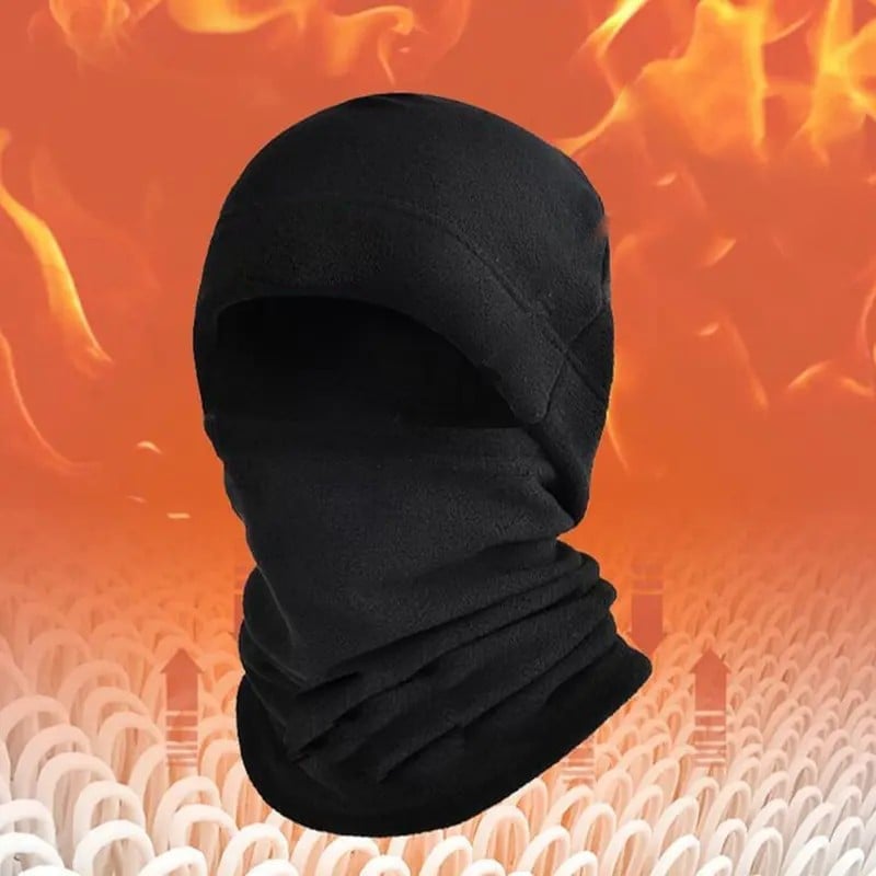 Vindtett Halsbeskyttende Ansiktsmaske Hette