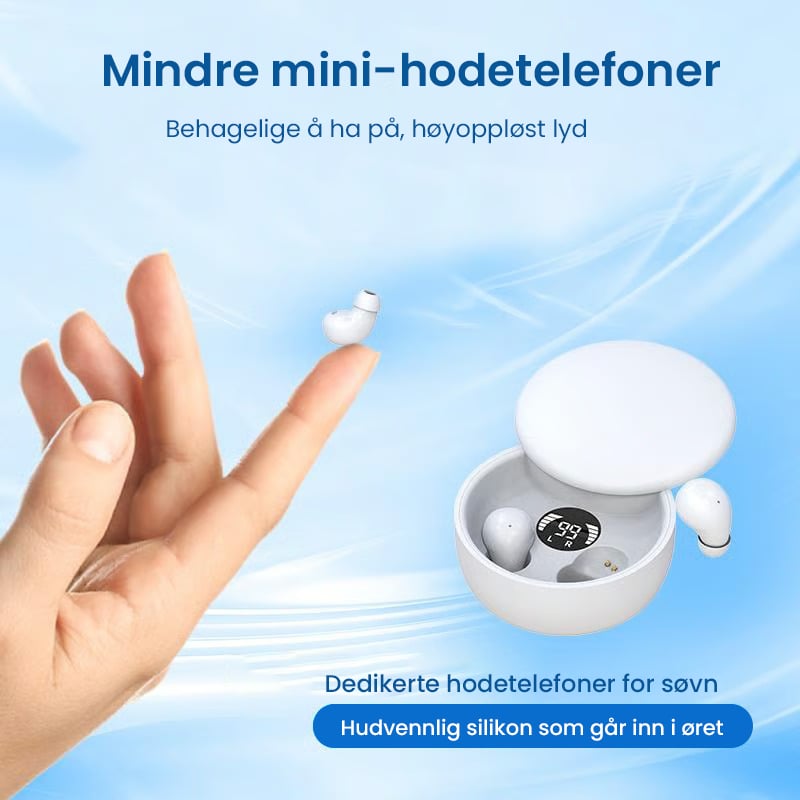 Mini Usynlige Hodetelefoner 🎧✨