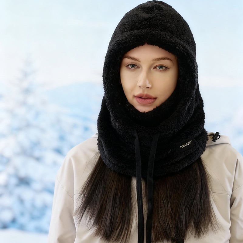 Autumn Winter All-in-one Velvet Thickened Windproof Earmuffs