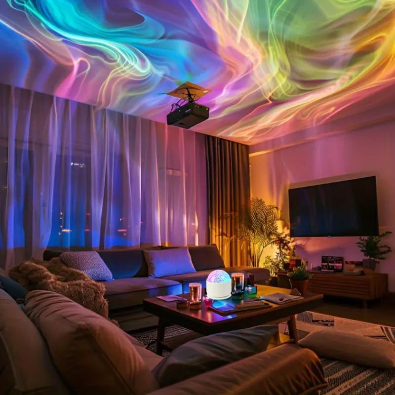Aurora Borealis / Vannbølge Projektor Lys