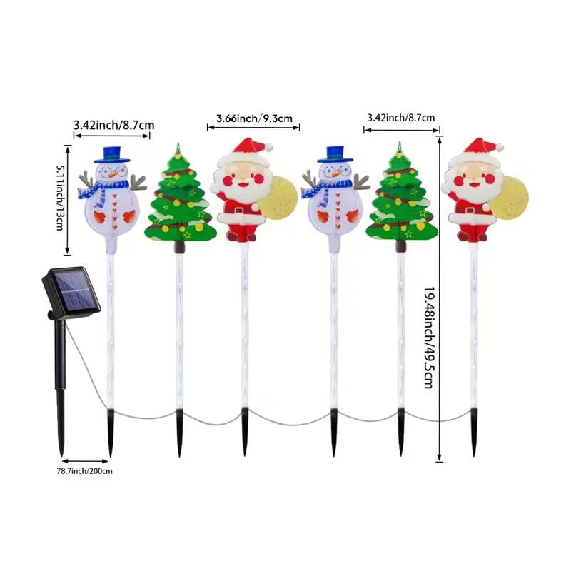 Solcelledrevet Julestemningslys