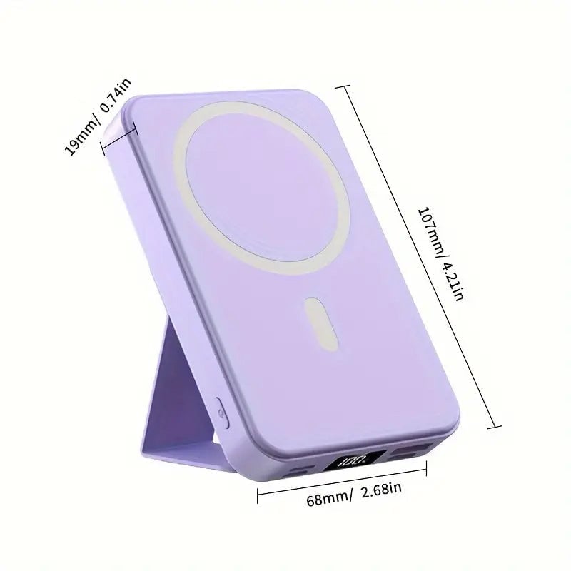 Trådløs Bærbar Magnetisk Powerbank