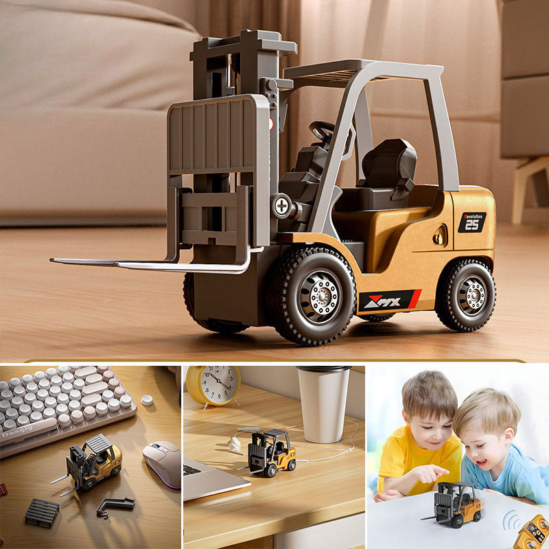 Mini Fjernstyrt RC-Gaffeltruck i Skala 1:64