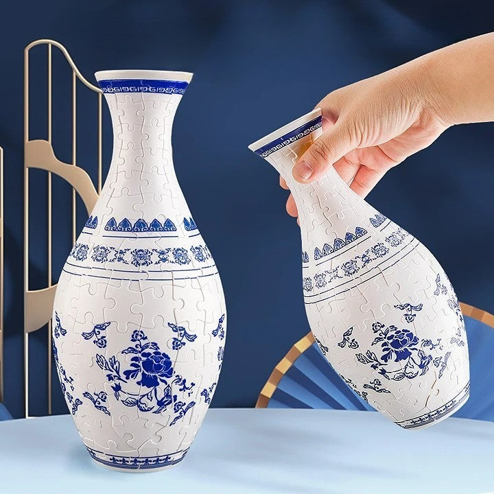3D Art Puzzle Vase - En gave til folk som elsker kunst