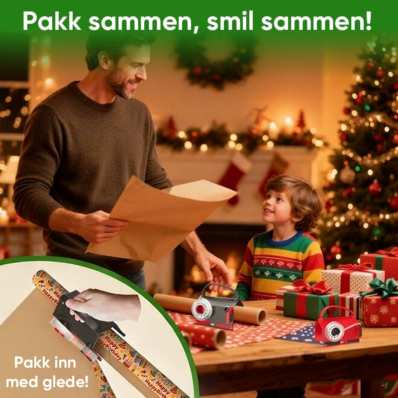 Sakerplus Gavepapirkutter og Dispensersett