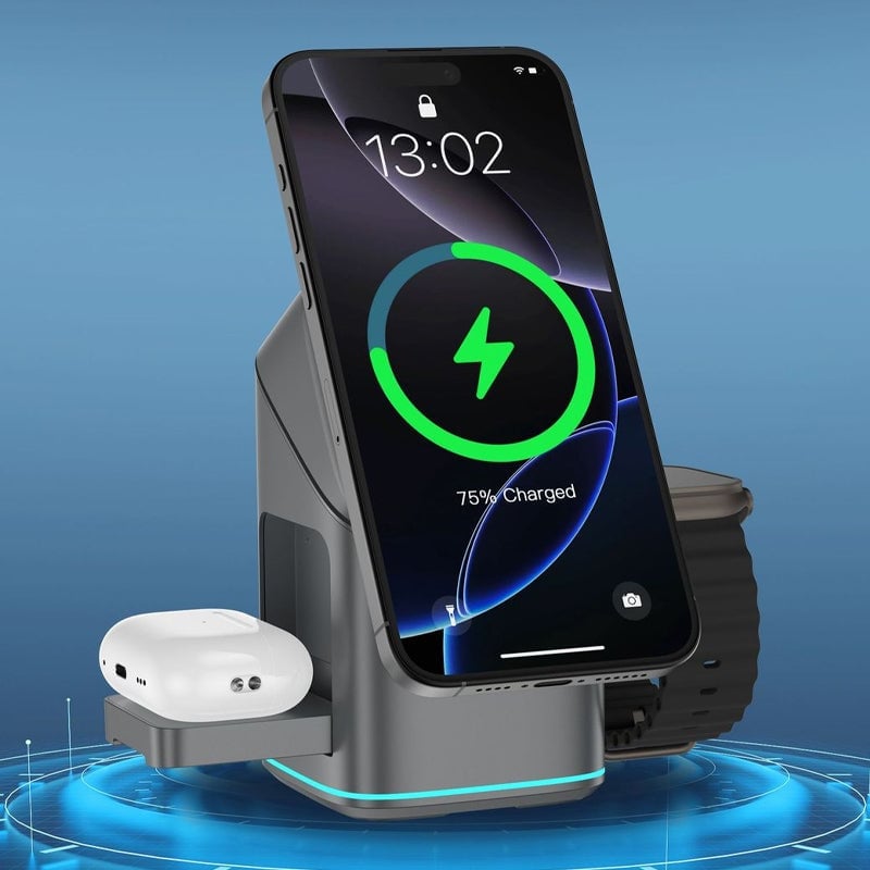 Aless™  3-in-1 Wireless Fast Charging Charger