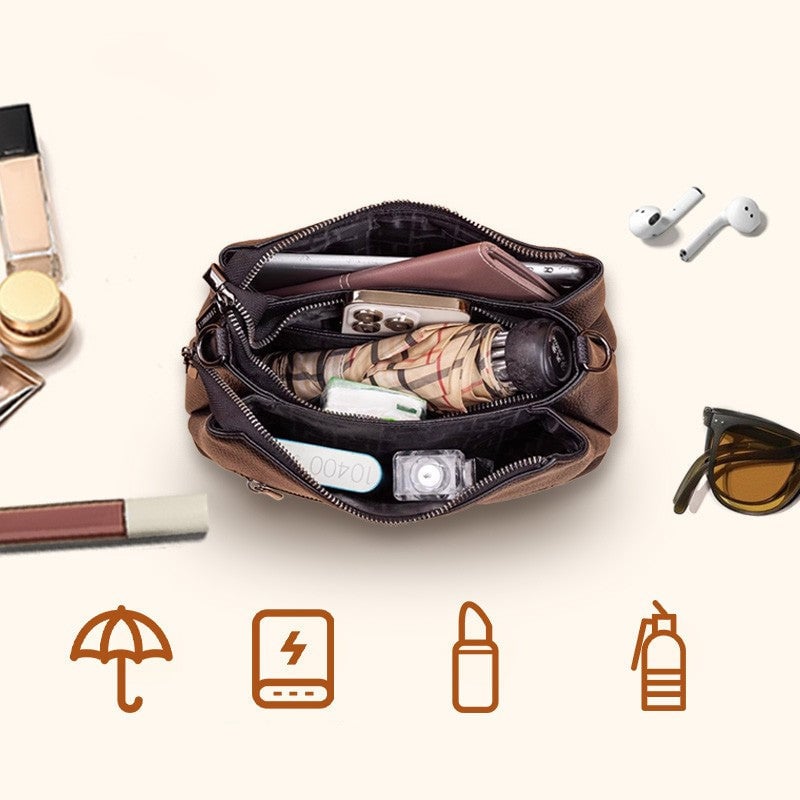 Fasjonabel og Allsidig Crossbody Skulderveske