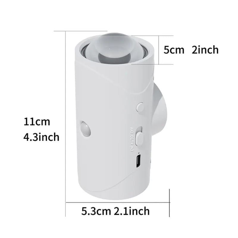 Sakerplus RGB Nattlys med Bevegelsessensor