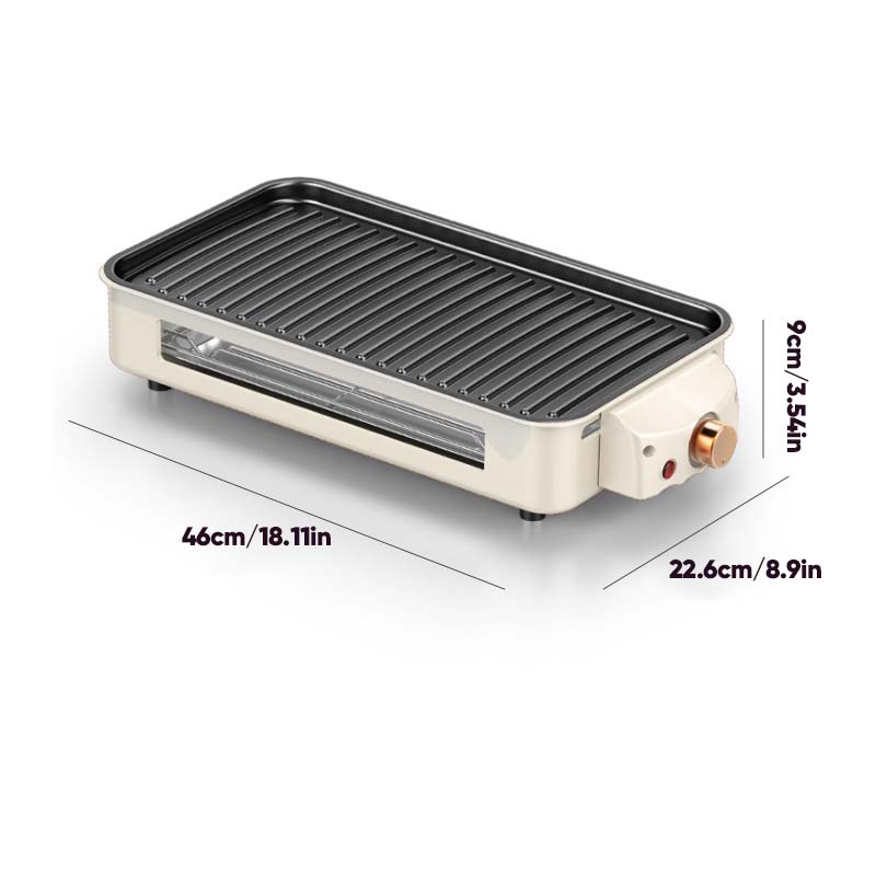 SAKER® Elektrisk Innendørs Grillsett