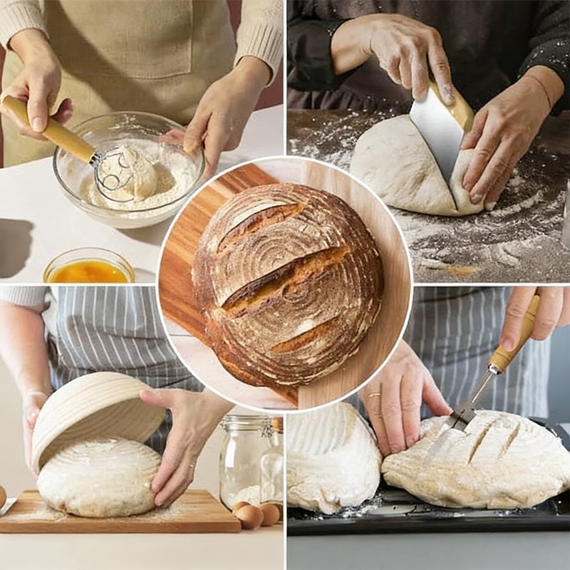Startsett med Basisvarer for Surdeigsbaking