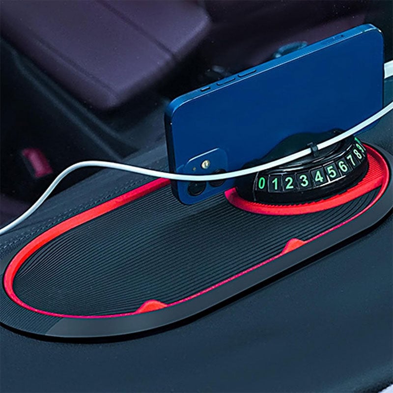 Multifunksjonell 4-i-1 Bil Telefon Antisklimatte