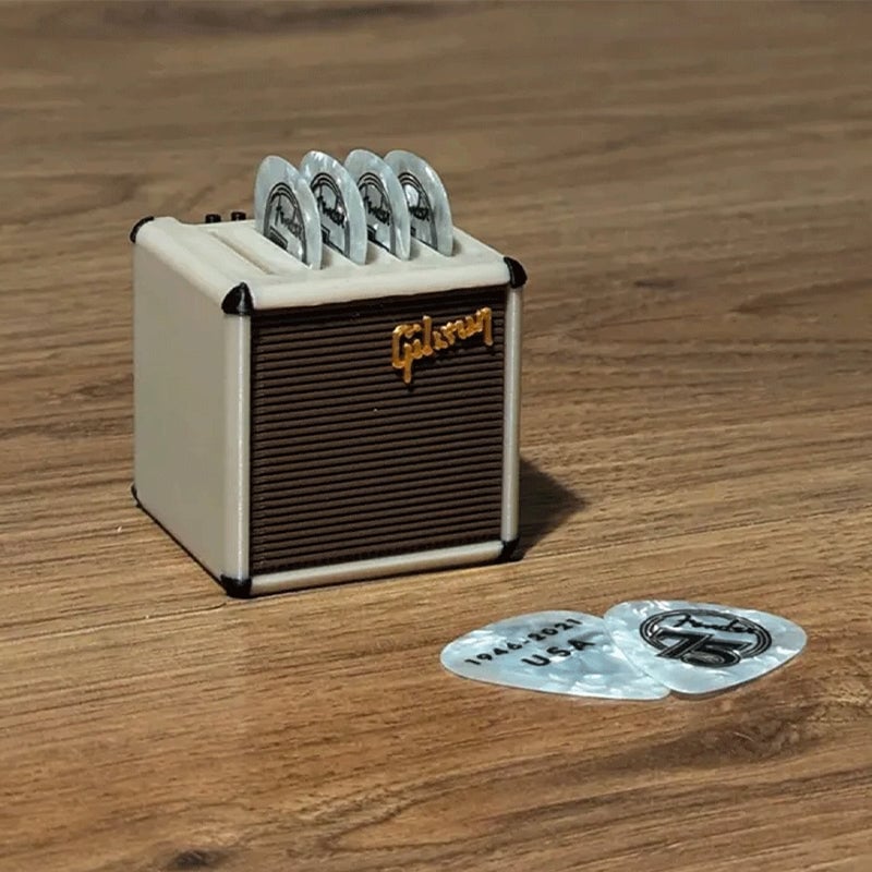 Mini Gitarforsterker Plekterholder