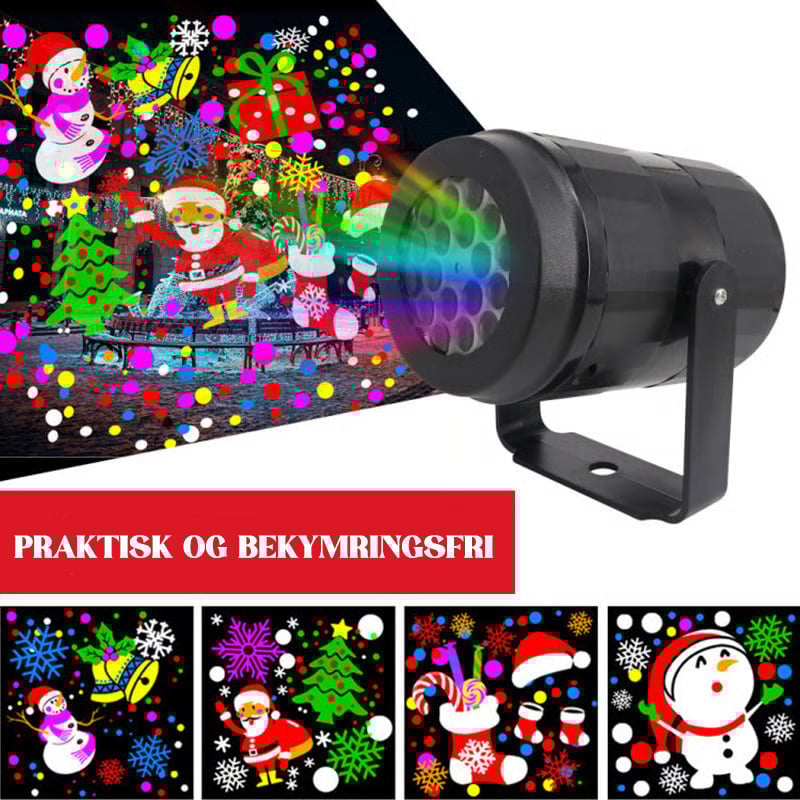Juleprojeksjons Mønsterlampe