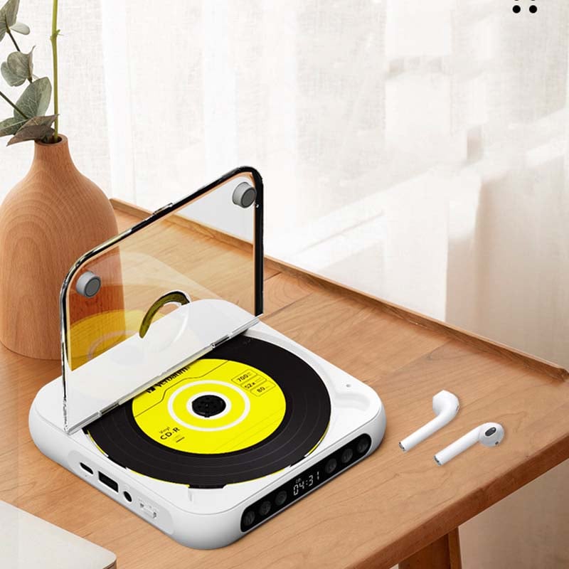 Bærbar Bluetooth-kompatibel CD-spiller