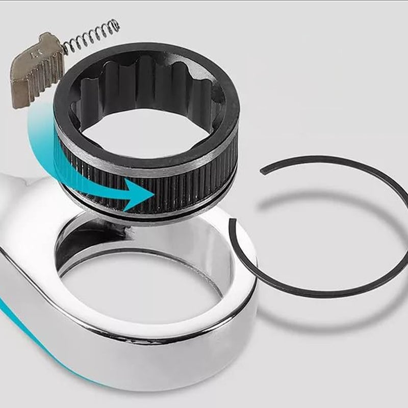 Justerbart Skrallenøkkelsett