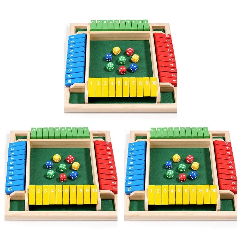 Sale20 - Lukk boksen-spillet - Morsomt tabellmattespill for voksne og barn