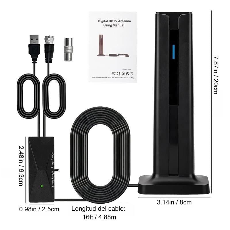 Digital HD-Antenne med Lang Rekkevidde