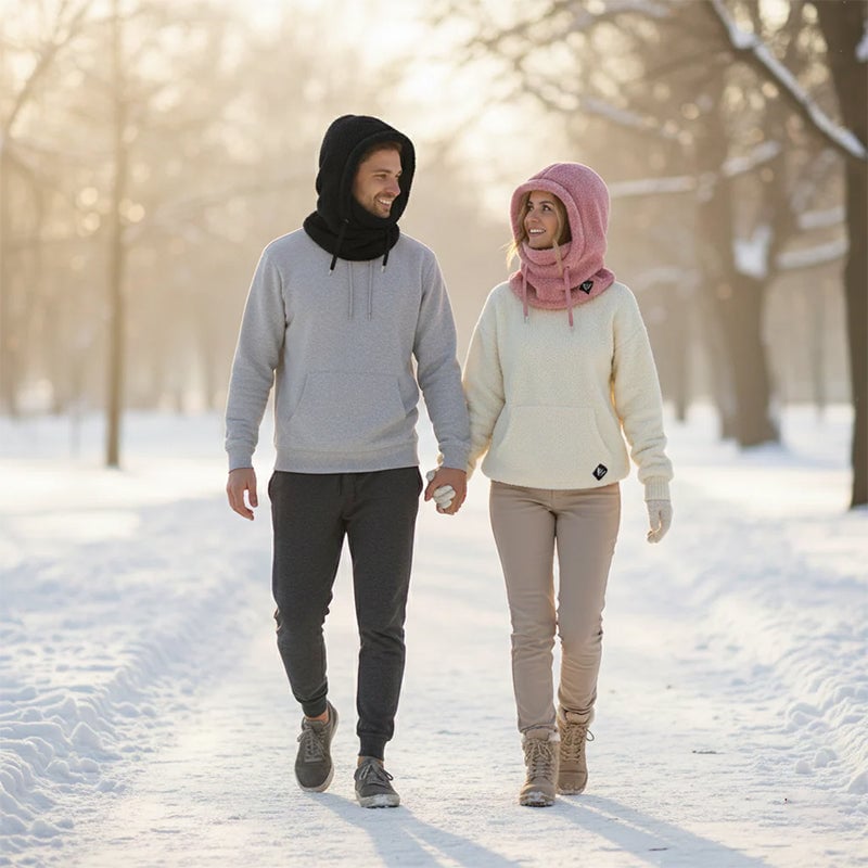 Autumn Winter All-in-one Velvet Thickened Windproof Earmuffs