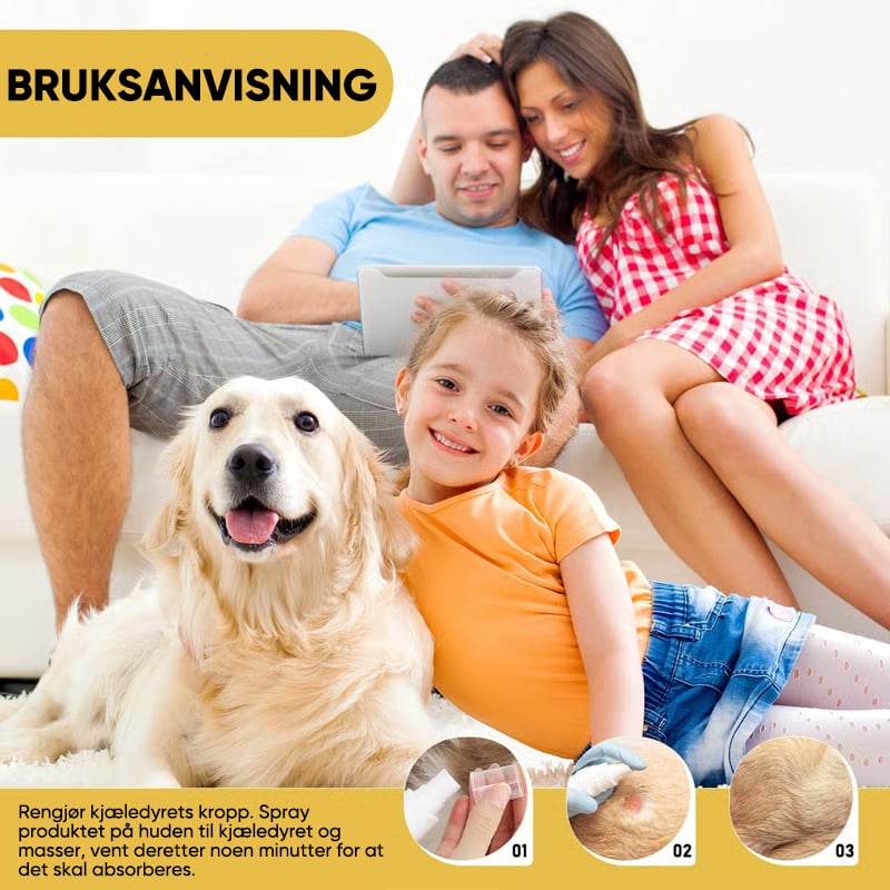 Kjæledyrs Hudbehandlingsspray