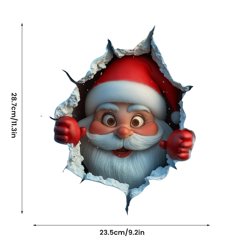 Julenissens Veggklistremerkesett