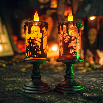 Halloween Glødende Elektroniske Stearinlys